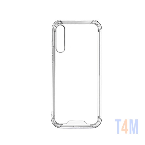 Funda de Silicona con Esquinas Dura para Samsung Galaxy A30s/A50/A50s Transparente